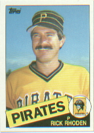 1985 Topps Baseball Cards      695     Rick Rhoden